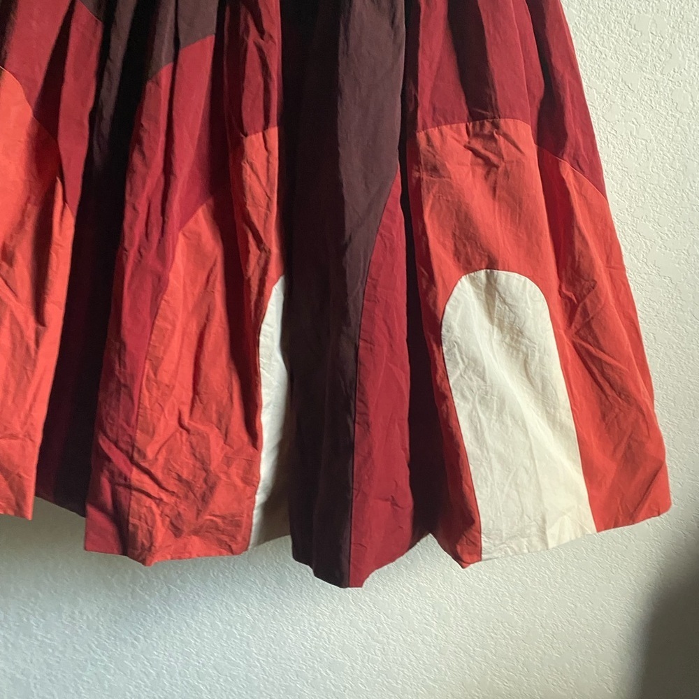 Casey Casey Designer Abstract Patterned Pleated C… - image 9